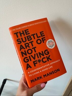 The Subtle Art of Not Giving a F*ck by Mark Manson - Orange Cover